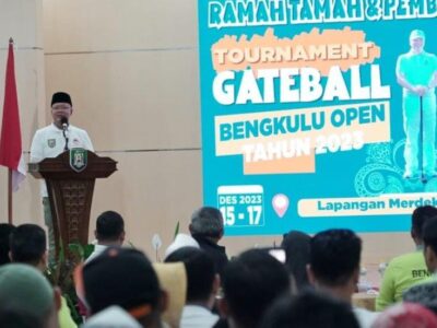 Gubernur Rohidin Buka Turnamen Gateball Provinsi Bengkulu