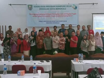 Target 20 Ribu Kampung Iklim Terwujud di Provinsi Bengkulu