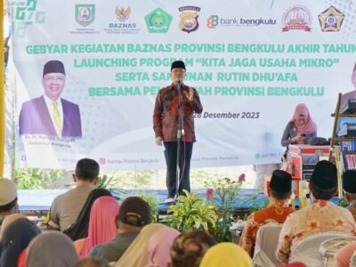 Kumpulkan Rp 9,3 M Dana Zakat, Baznas Provinsi Bengkulu Telah Santuni 5.708 Mustahik