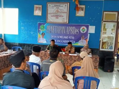 Pemdes Semelako Atas Gelar Musyawarah Penetapan APBDes TA 2024