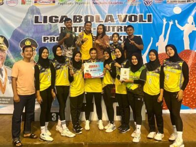 Club Voli Putri Abil Resto Mukomuko Raih Juara 1 Liga Bola Volly