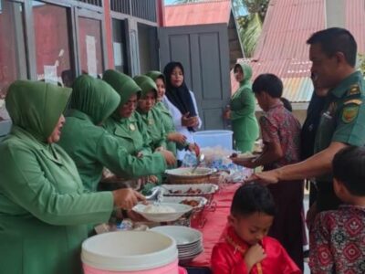 Cegah Stunting, Kodim 0425 Seluma Gelar Kegiatan Dapur Masuk Sekolah di SDN 71