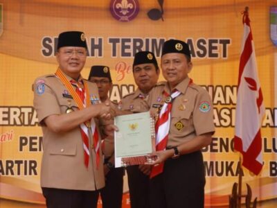 Pemprov Hibahkan Tanah dan Bangunan untuk Kwarda Pramuka 07 Bengkulu
