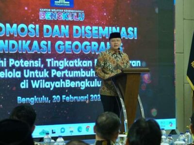 Gubernur Rohidin Dorong Potensi Unggulan Daerah Terdaftar Indikasi Geografis