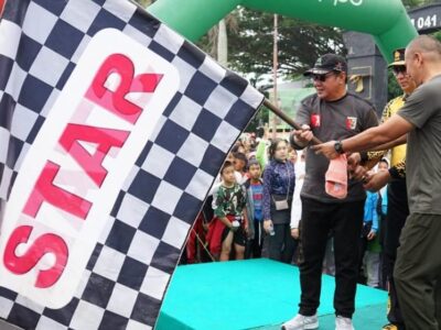Wagub Rosjonsyah Ikuti Jalan Santai HUT ke-78 Korem 041/Gamas Bengkulu