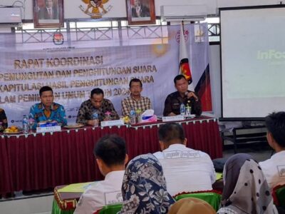 KPU Kaur Gelar Rakor Jelang Pungut-Hitung Pemilu 2024