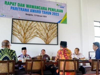 Sekda Isnan Fajri Wawancara Calon Penerima Paritrana Award