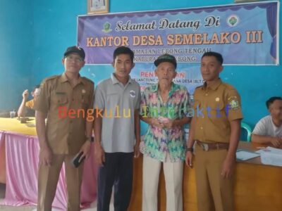 Pemdes Semelako III Salurkan BLT, Bantuan Sasar Lansia dan Penyakit Menahun