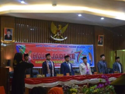 DPRD Gelar Paripurna Istimewa HUT Ke-75 Kabupaten Bengkulu Selatan
