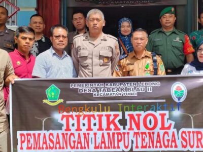 Kades Tabeak Blau II: Desa Kita akan Bersinar Terang dengan Lampu Tenaga Surya