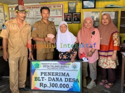 49 KPM Terima BLT 2024, Kades dan Camat Pesankan Ini untuk Warga Talang Baru I