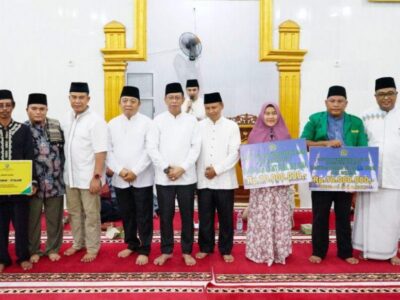 Pemprov Bengkulu Salurkan Dana Hibah untuk Masjid Nurul Islam Seluma