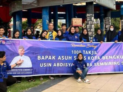 Bang Usin Bareng SANS Kota Bengkulu Bagi-Bagi 1000 Takjil