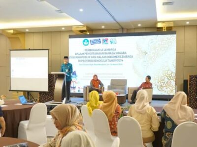 Usin Sembiring: Pentingnya Pengutamaan Bahasa Negara dalam Ruang Publik