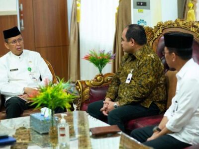 Sekda Isnan Terima Kunjungan Silaturami Direktur Bank Bengkulu