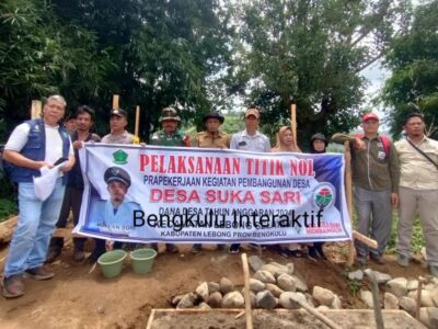 Desa Suka Sari Lebong Segera Miliki SPAL dan Jembatan Sentra Produksi