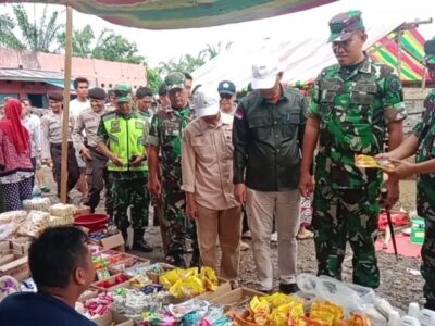 Dandim 0425 Seluma Gelar Operasi Pasar Cek Ketersediaan Sembako