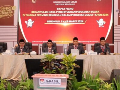 45 Anggota DPRD Provinsi Bengkulu Terpilih Periode 2024-2029