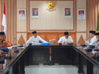 Sekda Isnan Pimpin Rakor Peningkatan Pengamanan Idulfitri 1445 H