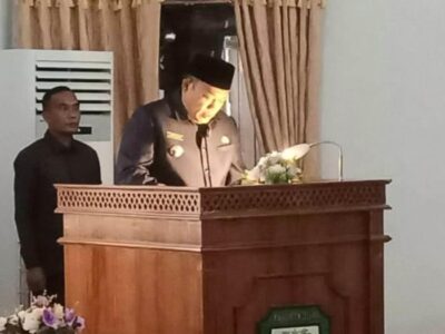 Bupati Erwin Hadiri Rapat Paripurna LKPj Tahun Anggaran 2023