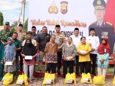 Bupati Erwin Sampaikan Ini di Kegiatan Bulan Bakti Sosial Polda Bengkulu