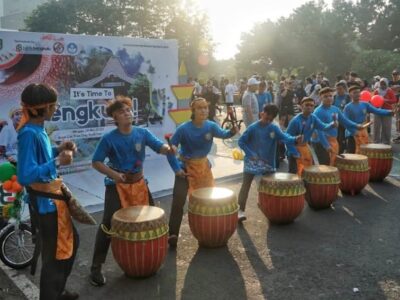 Ramai Warga Jakarta Datangi Booth Pemprov Bengkulu di Car Free Day