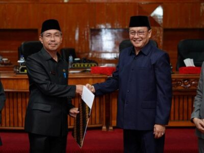 Sekda Sukarni Hadiri Rapat Paripurna LPKj Bupati Tahun 2023