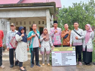 Pemdes Air Kasai Kerjakan 3 Item Titik Nol Hasil Usulan Prioritas