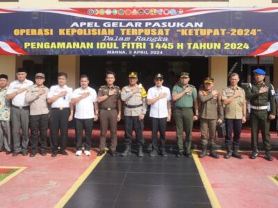 Bupati Bengkulu Selatan Hadiri Apel Gelar Pasukan Ketupat 2024