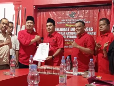 Arie Septia Adinata Kembalikan Formulir Bacabup Bengkulu Utara, Begini Tanggapan PDIP