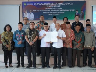 Menuju Indonesia Emas, Rumusan RPJD Bengkulu Selatan Maju, Mandiri dan Berkelanjutan