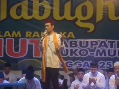 233 Personel Polres Mukomuko Amankan Tabligh Akbar Ustaz Abdul Somad