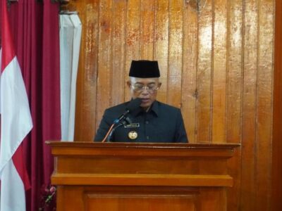 Bupati Gusnan Mulyadi Sampaikan Nota Pengantar LKPj 2023
