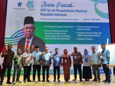 Bupati Kopli Ansori Hadiri Perayaan HUT Perpusnas RI di Jakarta