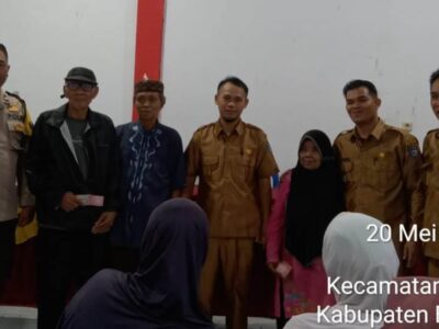 Pemdes Karang Anyar II Bengkulu Utara Bagikan Program BLT
