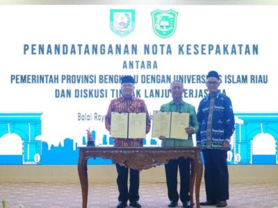 Pemprov Bengkulu Teken MoU dengan Universitas Islam Riau