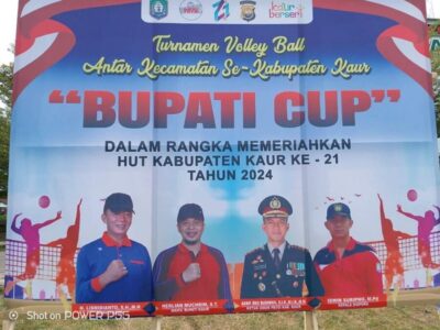 Meriahkan HUT ke-21, Pemda Kaur Gelar Turnamen Voli
