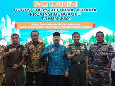 Rakor GTRA Bengkulu, Gubernur Rohidin: Reforma Agraria Solusi Terbaik