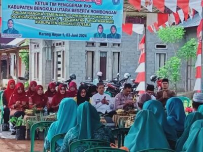 Tingkatkan Kemandirian Desa, Pemdes Karang Anyar 1 Adakan Pembinaan Program PKK