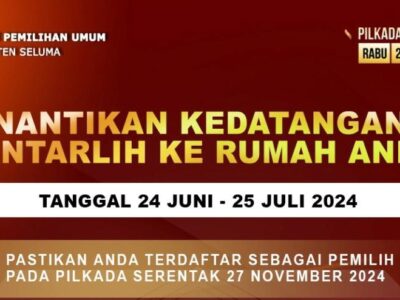 Siap-siap! Bagi Masyarakat Seluma Nantikan Pantarlih Coklit ke Rumah Anda