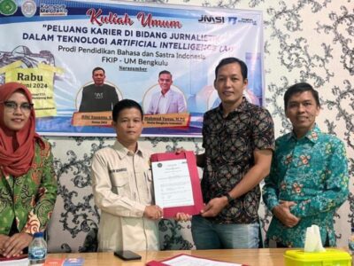 JMSI Bengkulu Teken Nota Kerjasama dengan Prodi Bahasa dan Sastra Indonesia UMB