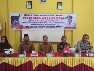 Aparatur Desa Sido Urip Ikuti Pelatihan Keterampilan Kelola Website Desa