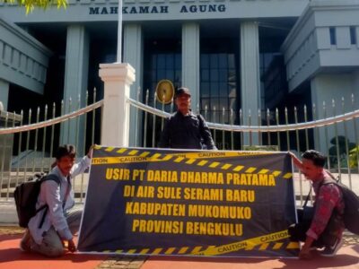 Puluhan Organisasi Dukung Perjuangan Petani Mukomuko di Mahkamah Agung