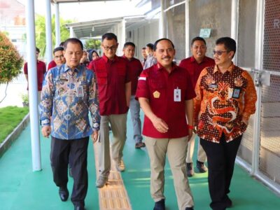 Staf Ahli Kemenkumham Lakukan Kunjungan ke Sejumlah UPT Pemasyarakatan Bengkulu