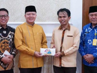 Gubernur Rohidin Terima Audiensi  ASN Penerima Beasiswa S2 di Colorado School of Mines