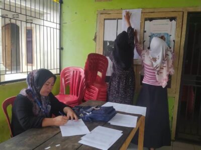 Proses Coklit dan Pemutakhiran Data Pemilih di Desa Talang Indah Berjalan Sukses