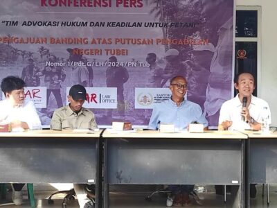 Petani Lebong Ajukan Banding ke Pengadilan Tinggi Atas Putusan PN Tubei