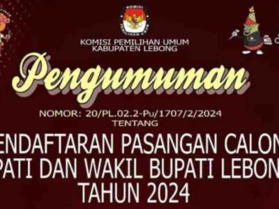 KPU Lebong Umumkan Pendaftaran dan Persyaratan Calon Bupati dan Wakil Bupati 2024