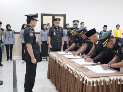 Kakanwil Kemenkumham Bengkulu Lantik Pejabat Manajerial, Non-Manajerial dan Notaris Pengganti