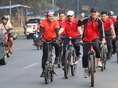 Kanwil Kemenkumham Bengkulu Sukses Gelar Funbike Semarak Hari Pengayoman ke-79